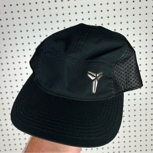 Kobe Bryant Mamba Nike Strap Back Athletic Hat Cap Black Silver Snakeskin OSFM